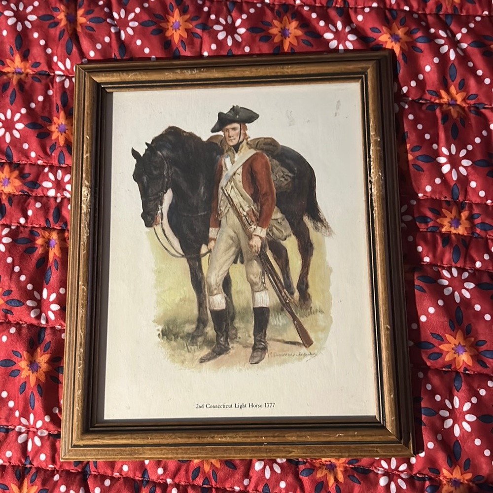 Vintage framed wall decor